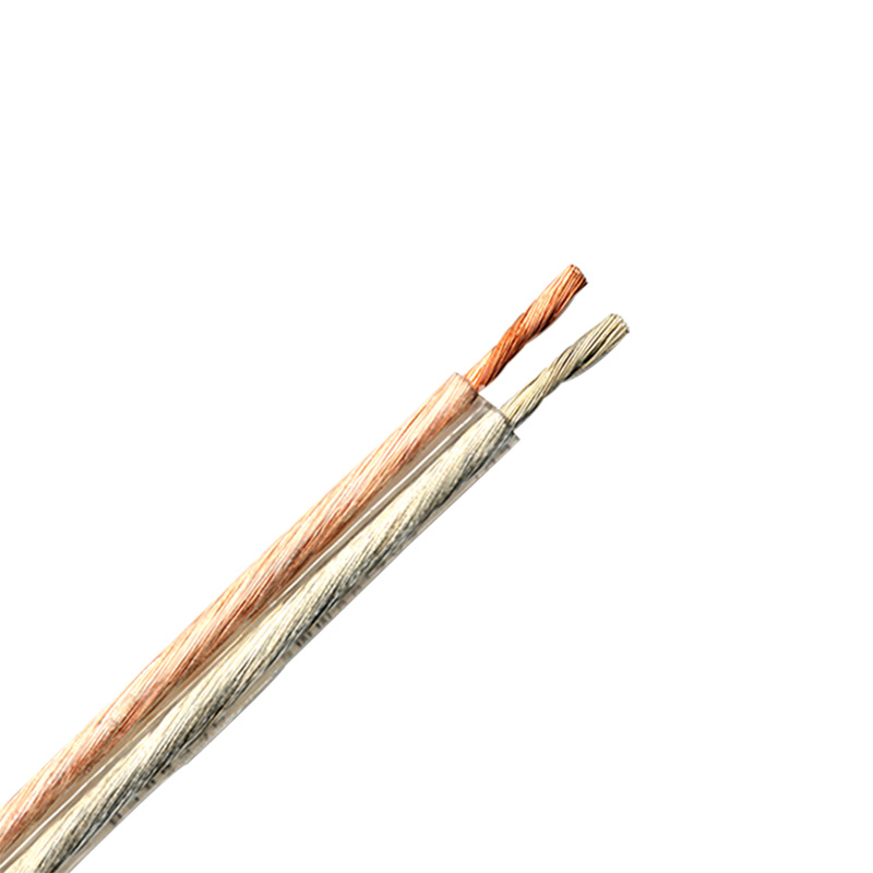 transparent  2 core HiFi speaker cable